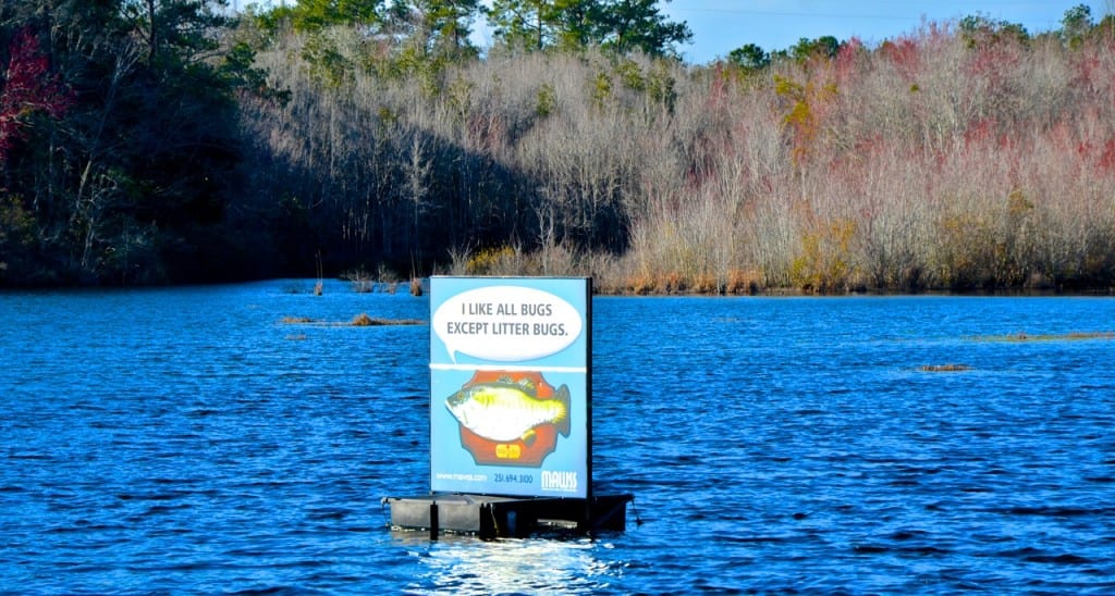 BigCreekLake sign3314b 1024x548 - Is the Mobile Watershed Oil Pipeline A Done Deal?