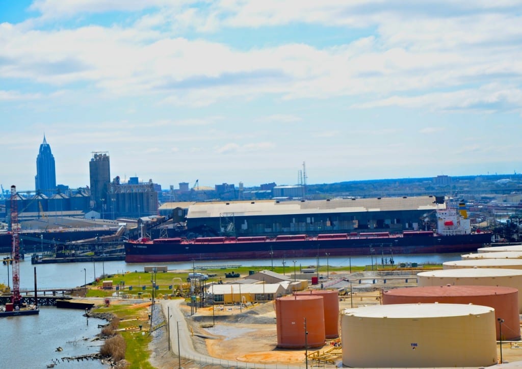 Mobile skyiline3c 1024x724 - Mobile Alabama's Historic Africatown At Risk From Tar Sands Oil Storage Tanks, Pipelines