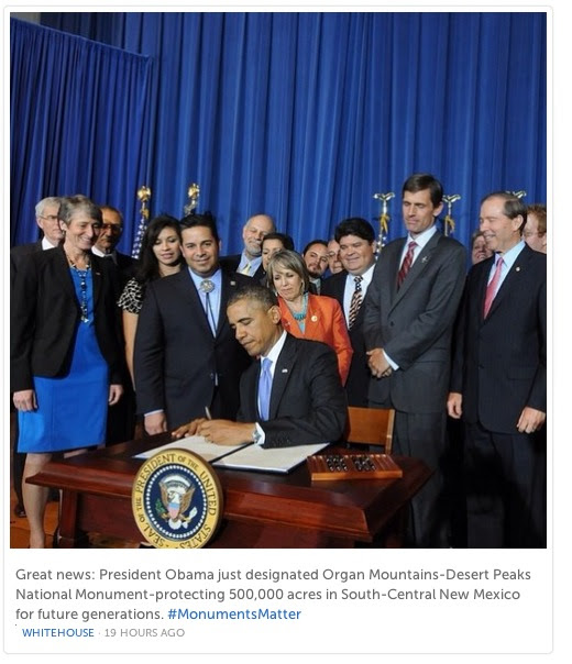 President Obama Dedicates Organ Mountains Desert Peaks as New National Monument in New Mexico Obama OrganM1 - President Obama Dedicates Organ Mountains Desert Peaks as New National Monument in New Mexico