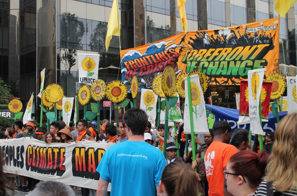 Front1 1024x676 - People's Climate Change March: The Times They Are A-Changin' Too