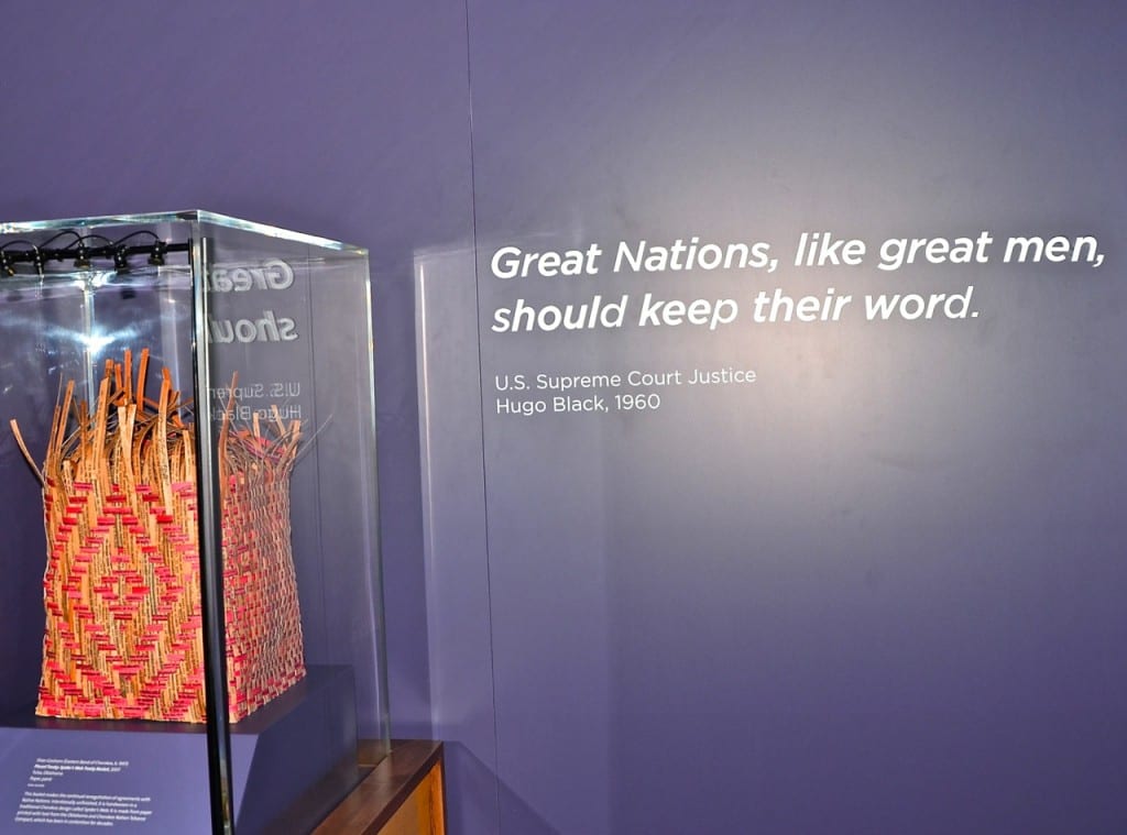 Smithsonian NativeAmericanEx1 1024x759 - Smithsonian Opens 'Nation to Nation' Treaty Exhibit in National Museum of the American Indian