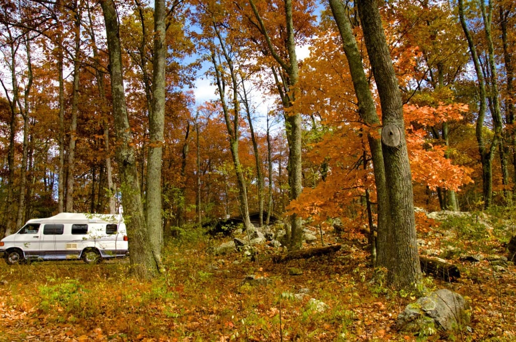 Mathews Arm1a 1024x678 - The Final Weekend of the Fall Season at Mathew's Arm Campground in the Shenandoah National Park