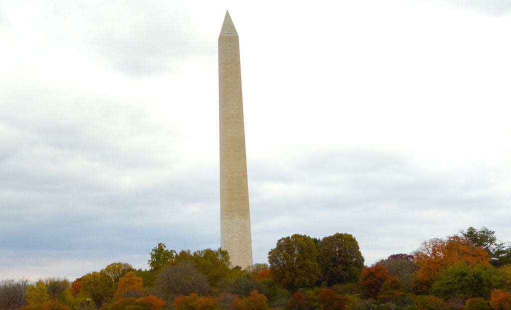 Washington monument fall1a 1024x622 - The Jefferson Memorial and Legacy at Monticello in Autumn