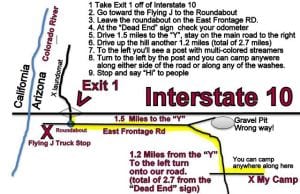 ehrenberg map new 300x194 - From New Mexico's Festival of the Cranes to Flagstaff