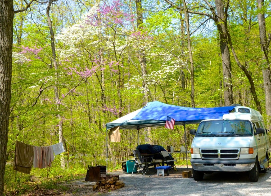 Patapsco campsite2a 1024x744 - Full Corn Planting Moon in Maryland