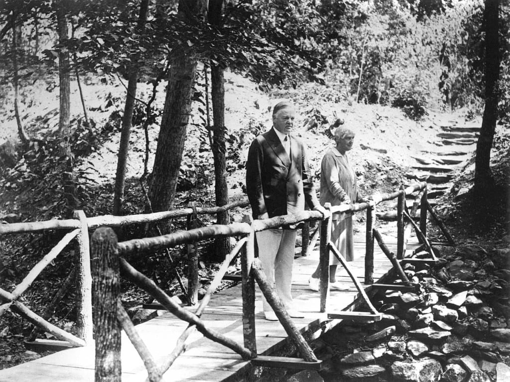 1280px RapidanCampFootbridge 1024x766 - Herbert Hoover's Camp Rapidan Tour, Shenandoah National Park