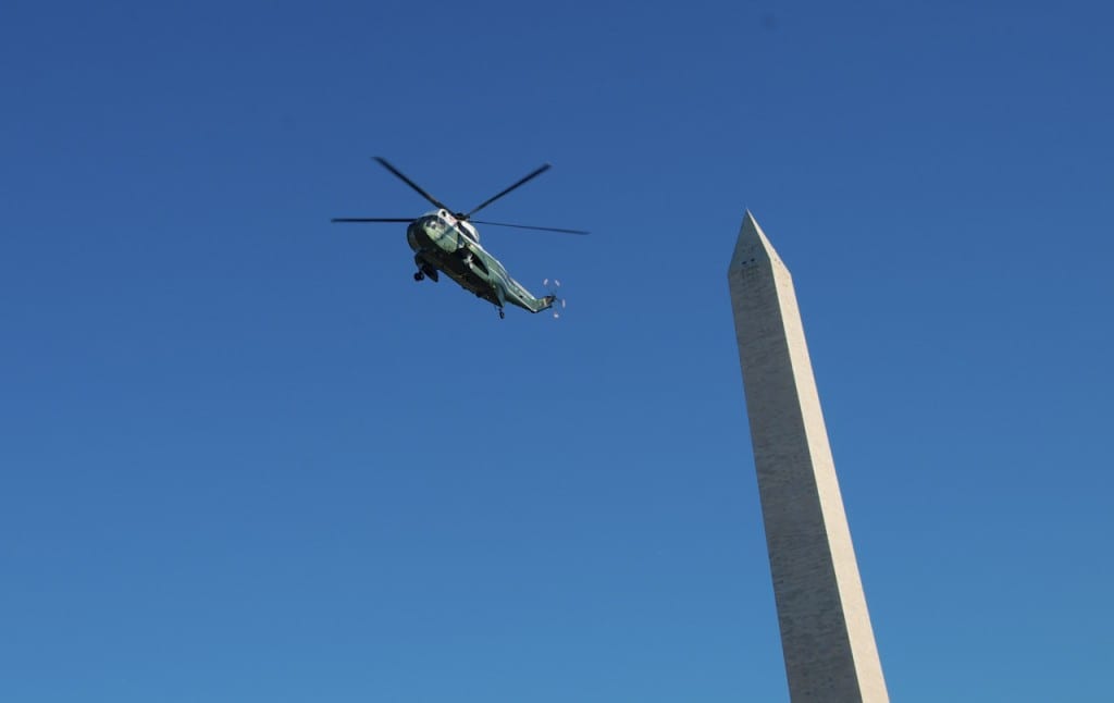 White House9 11 14d 1024x646 - Marine One Drops President at the White House on Fourteenth Anniversary of September 11, 2001