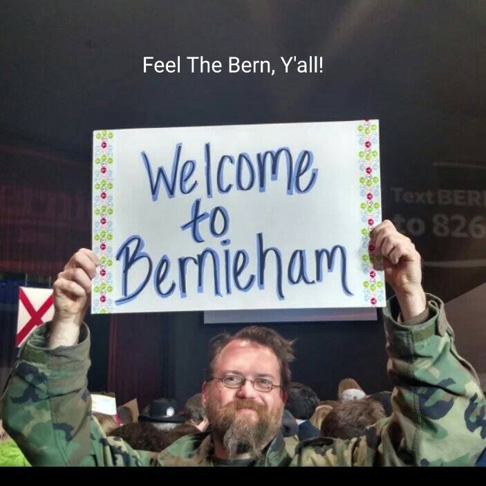 12573113 10153946251119797 6696658097901353999 n - Bernie Sanders Campaigns for President in Birmingham, Alabama