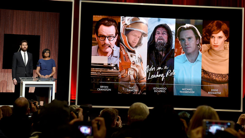 Oscar Nominations for 2016 Announced: 'The Revenant' Tops List of Films gettyimages 504960934 wide b6128982e7f9c74cbd1f058c19589859b5255472 s800 c85 - Oscar Nominations for 2016 Announced: 'The Revenant' Tops List of Films