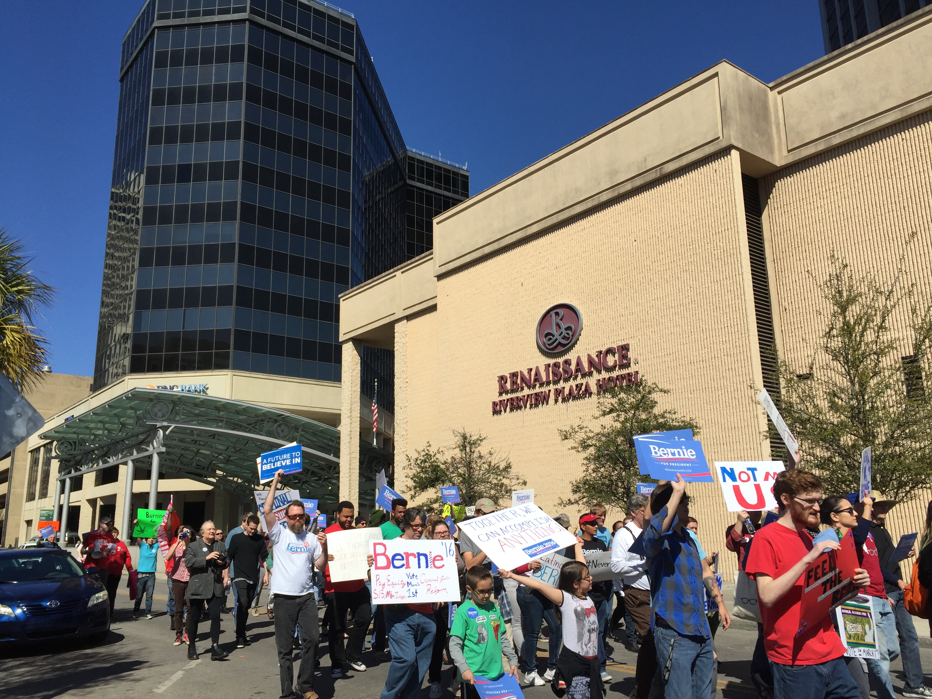 IMG 1144 - Bernie Sanders Enthusiasts Take to The Streets in Advance of Super Tuesday's Vote