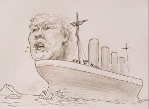 Trump Titanic2 300x220 - Looking Back on Tumultuous Year, 2016