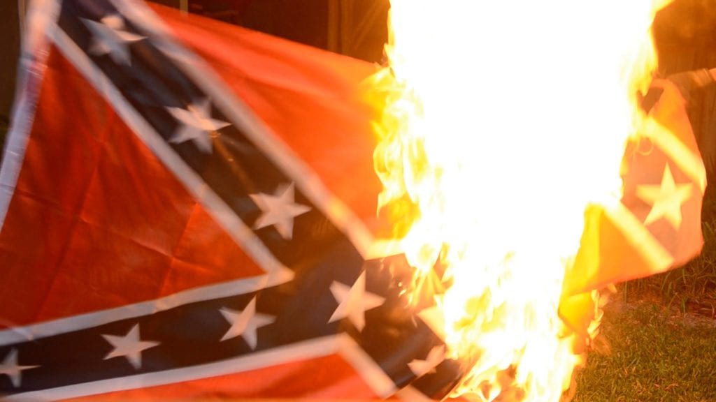 Untitled Project 1 1024x576 - Trump Victory Tour May Get Surprise in Mobile: Burning Confederate and Nazi Flags