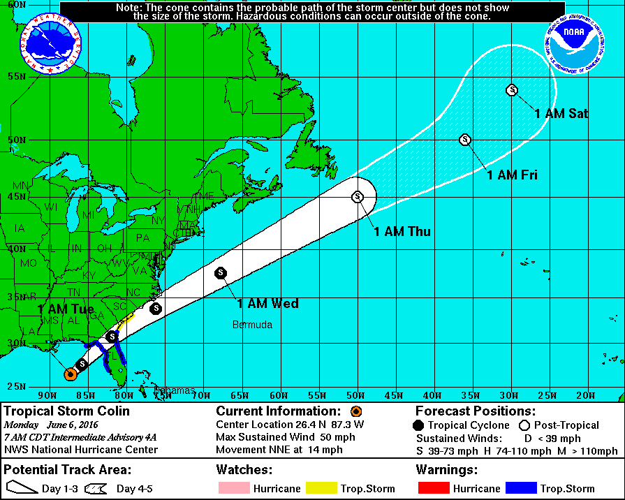 115236W5 NL sm - Tropical Storm Colin Soaks Gulf Coast