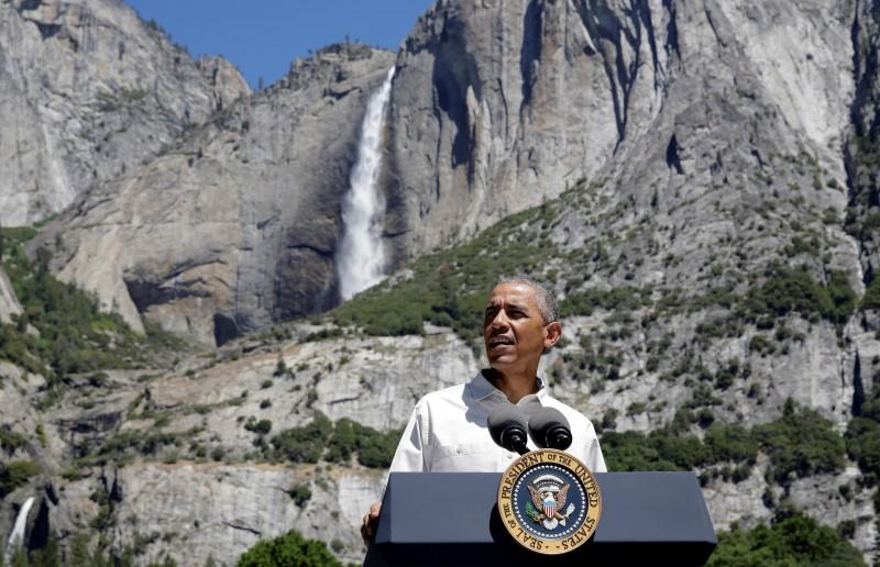 r 5 - President Obama Visits Yosemite, Urges Americans to 'Get Outdoors' on National Park Service Centennial