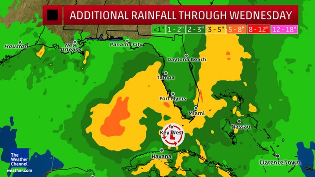 map specnewsdct 63 ltst 4namus enus 650x366 - Tropical Depression Nine Forms Near Florida Keys, Heading for the Gulf