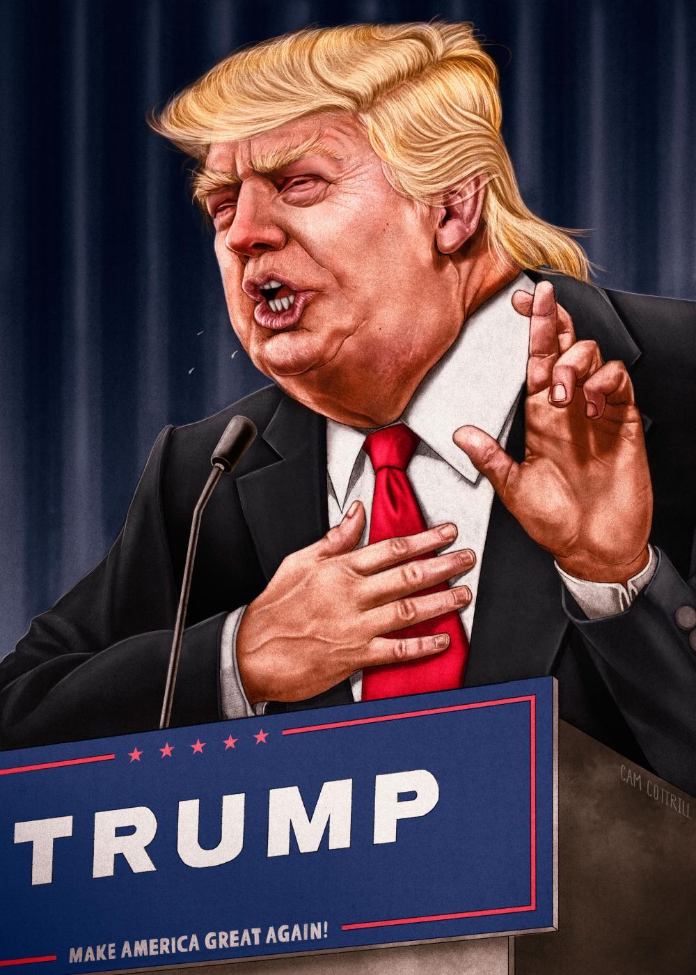 Дональд Трамп на аву