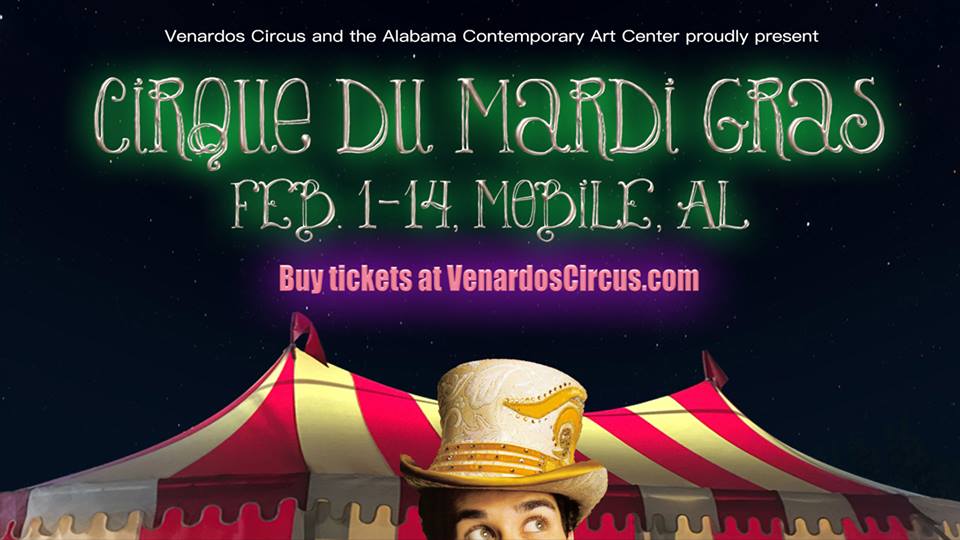 Cirque du Mardi Gras Comes to Mobile Art Space 15873379 1264716140288787 2382229114997827426 n - Cirque du Mardi Gras Comes to Mobile Art Space