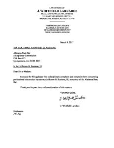 341437595 Alabama Bar Complaint Attorney General Jeff Sessions pdf 232x300 - 341437595-Alabama-Bar-Complaint-Attorney-General-Jeff-Sessions