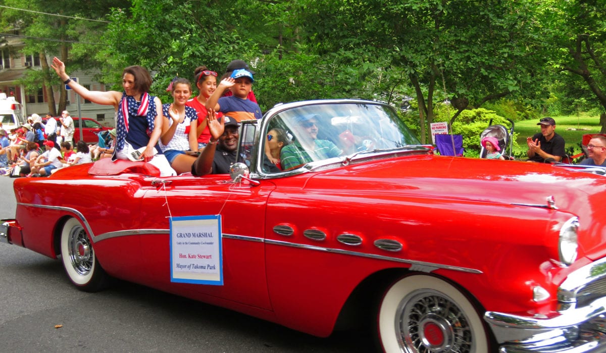 Grand Marshal 1200x699 - Takoma Park Maryland Celebrates Independence Day with Parade, Fireworks Show