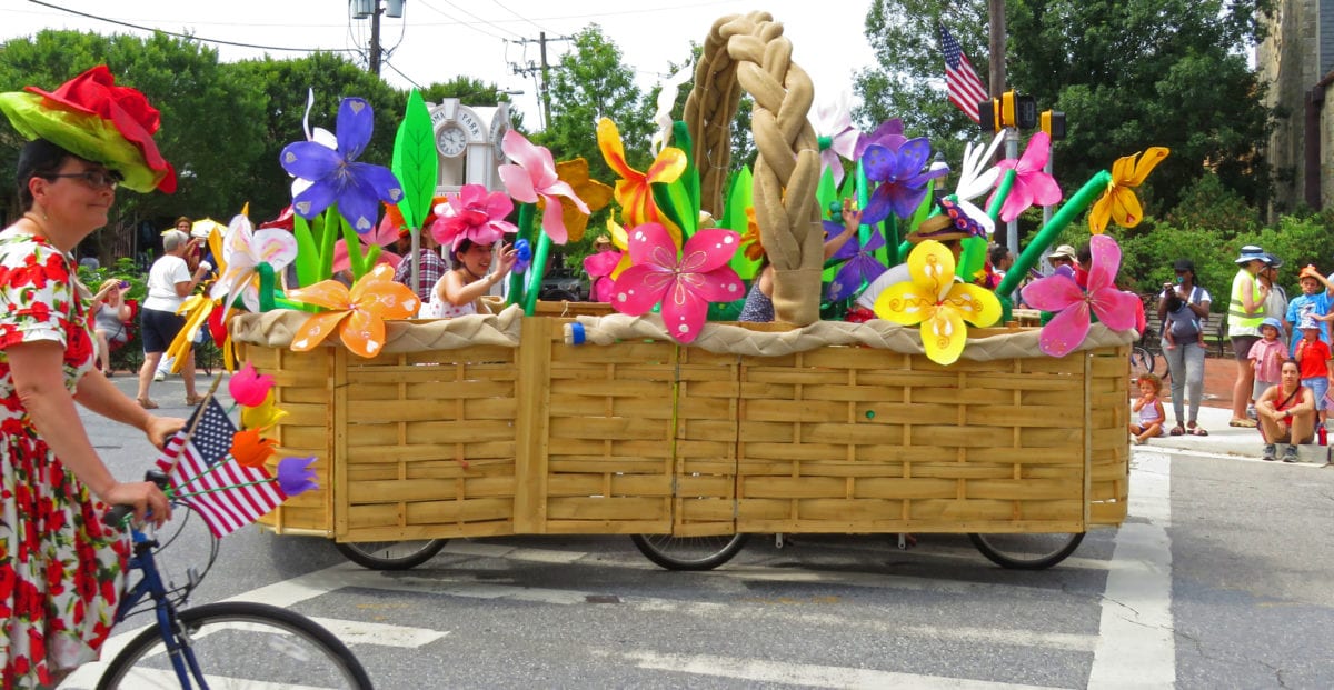 flower basket 1200x621 - Takoma Park Maryland Celebrates Independence Day with Parade, Fireworks Show