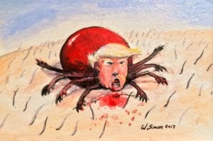 photo 300x198 - Donald Trump as a bloody tick: New American Journal graphic by Walter Simon