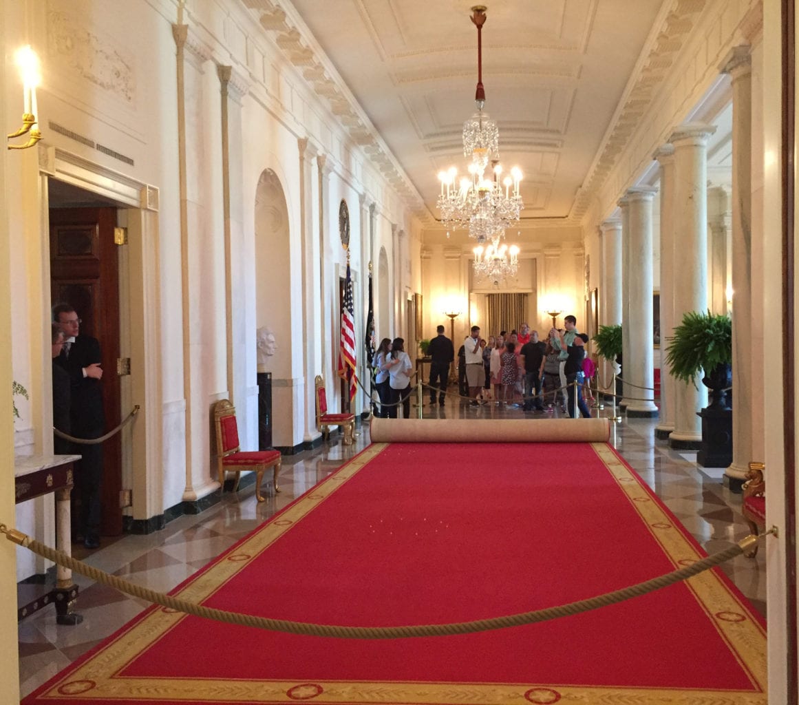 WH red carpet1a 1161x1024 - Photo Essay: A White House Tour