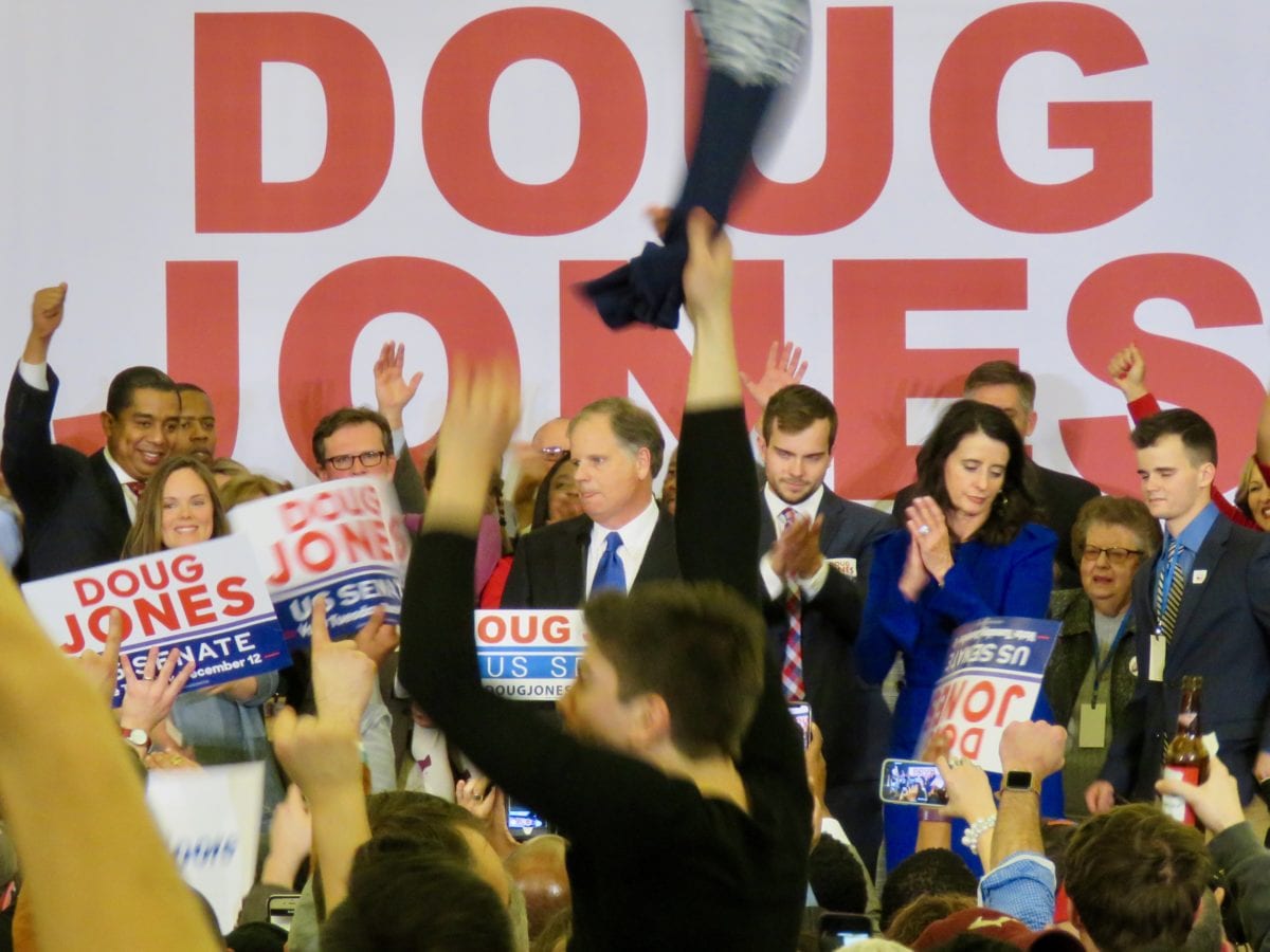 DougJonesVictory1f 1 1200x900 - Doug Jones Wins Historic Senate Election Over Defiant Judge Roy Moore