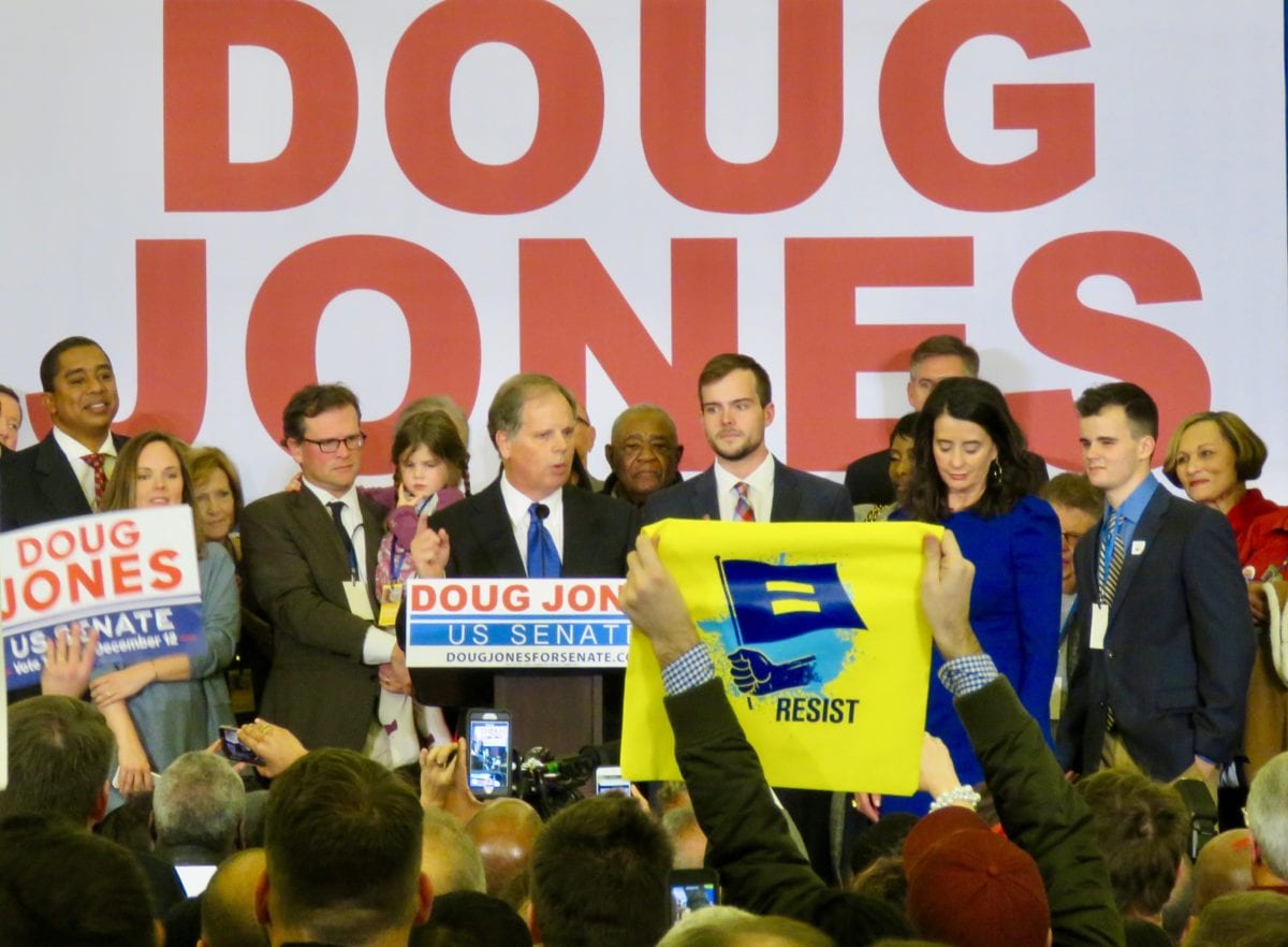 DougJonesVictory1g 1 1200x882 - Doug Jones Wins Historic Senate Election Over Defiant Judge Roy Moore