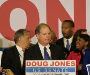 DougJonesVictory1k 1 300x251 - U.S. Senator Doug Jones Reacts to President Trump's Firing of Attorney General Jeff Sessions