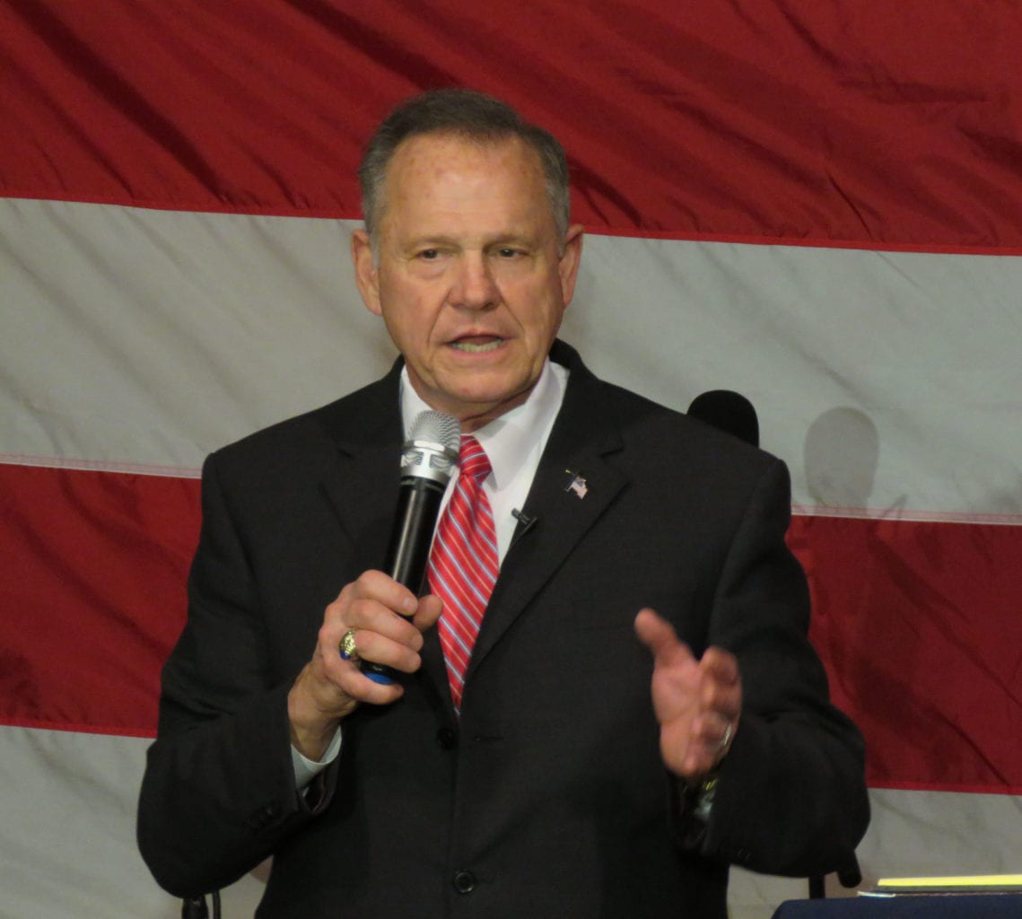 Roy Moore for the U.S. Senate Again? Doug Jones Says 'Bring Him On' JudgeRoyMoore Fairhope2b 1139x1024 - Roy Moore for the U.S. Senate Again? Doug Jones Says 'Bring Him On'