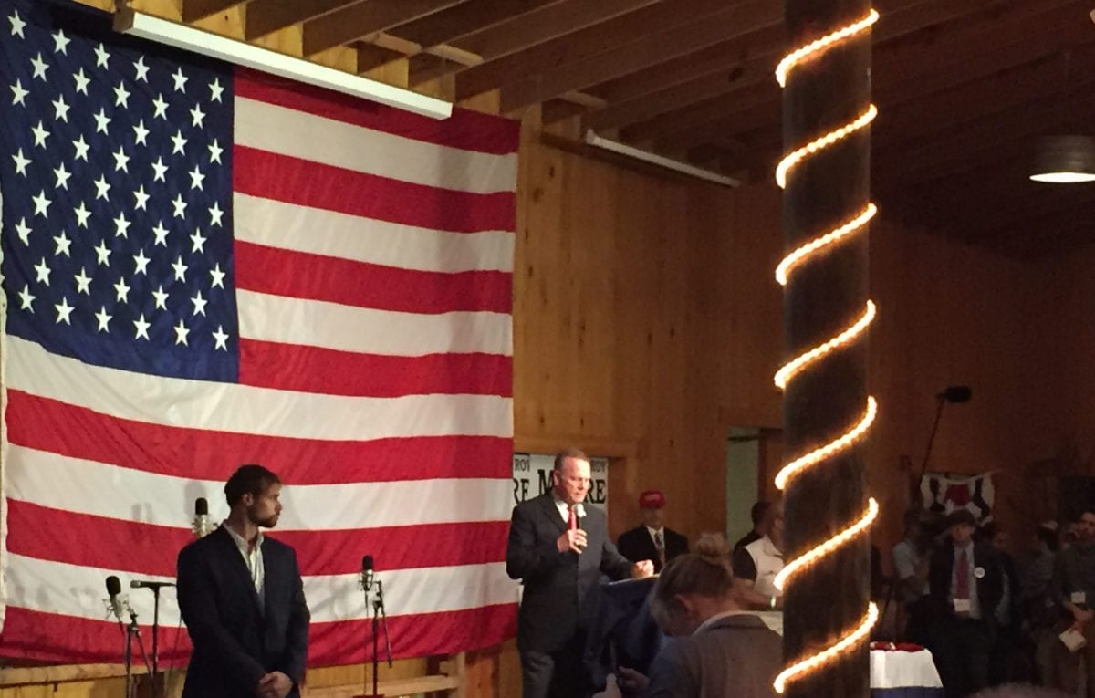 JudgeRoyMoore fairhope4d 1200x765 - One Week to Go: Doug Jones Takes Off the Gloves and Comes After Roy Moore in U.S. Senate Campaign