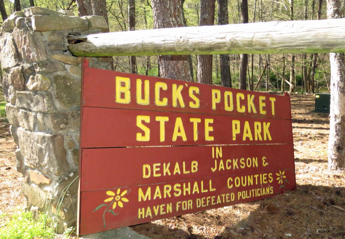 BucksPocket sign1a 1200x833 - Buck's Pocket State Park Campground Could Reopen in the Fall