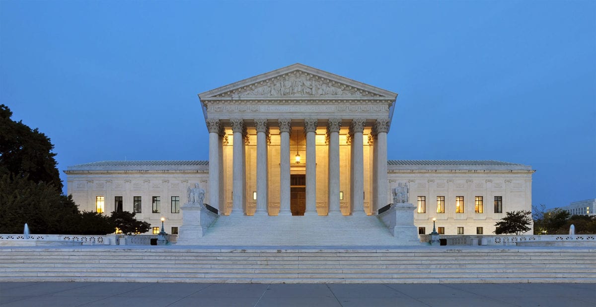 Panorama of United States Supreme Court Building at Dusk 1200x618 - U.S. Supreme Court Denies Working People Basic Legal Rights