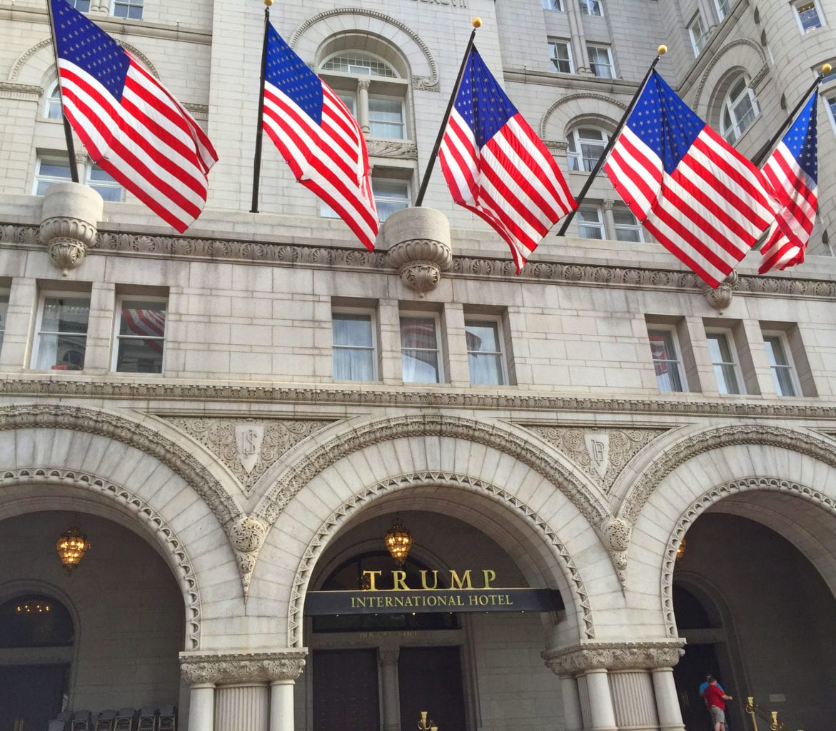 TrumpHotelFront3c 1171x1024 - Trump Corruption Revealed in Foreign Government Spending at Trump Hotel