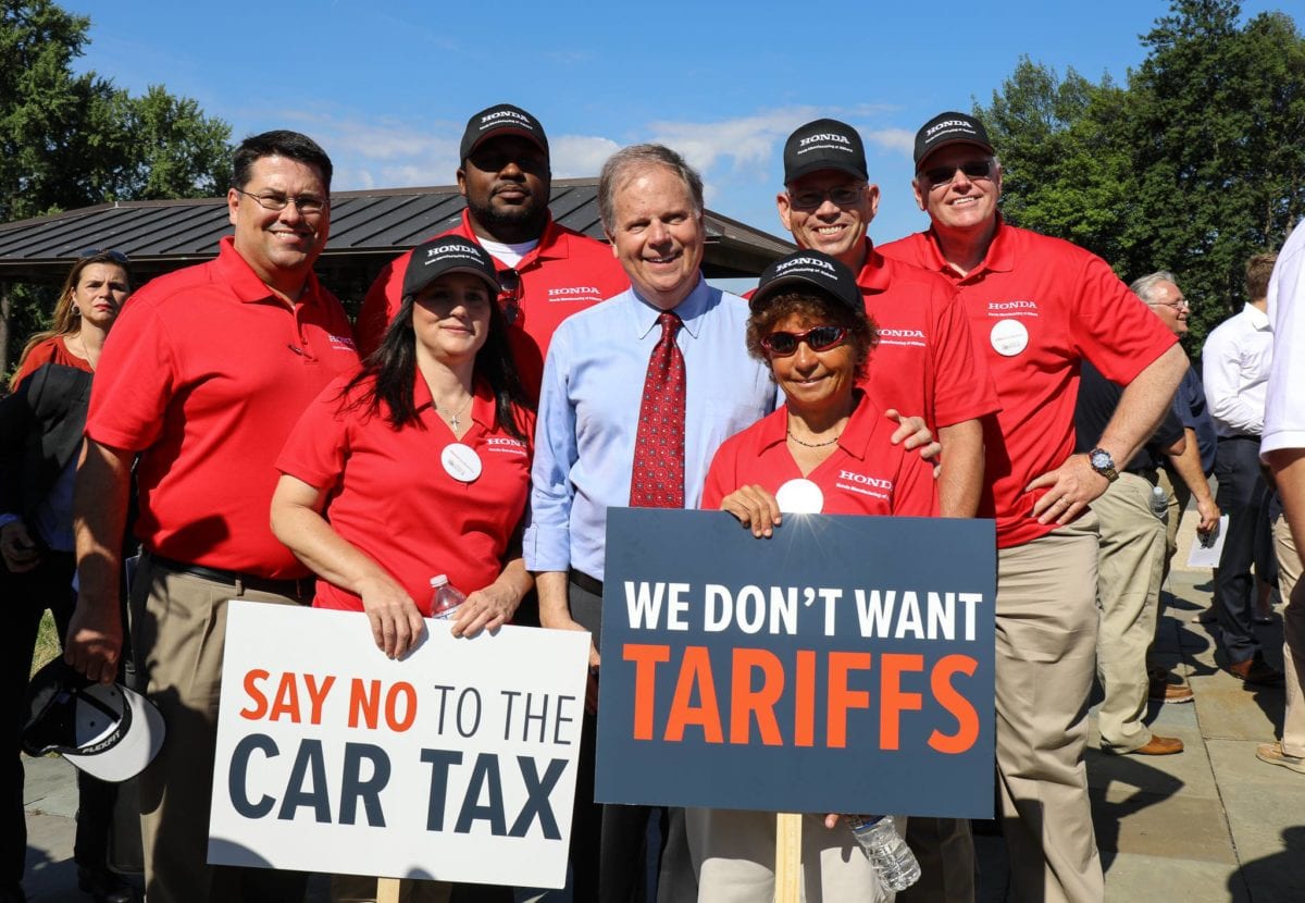 U.S. Senator Doug Jones Introduces Legislation to Delay Trump's Proposed Auto Tariffs 37393427 262220587694567 7670245535441223680 o 1200x830 - U.S. Senator Doug Jones Introduces Legislation to Delay Trump's Proposed Auto Tariffs