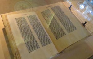 Gutenberg Bible 300x191 - The Big Show in Washington: Trump's Supreme Court Pick