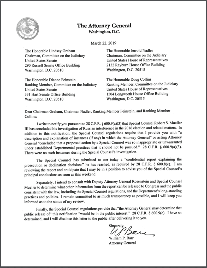 54515698 10157691874860579 8781586503877787648 o 793x1024 - Special Counsel Investigation Concludes: Mueller Report Delivered to Attorney General and Congress