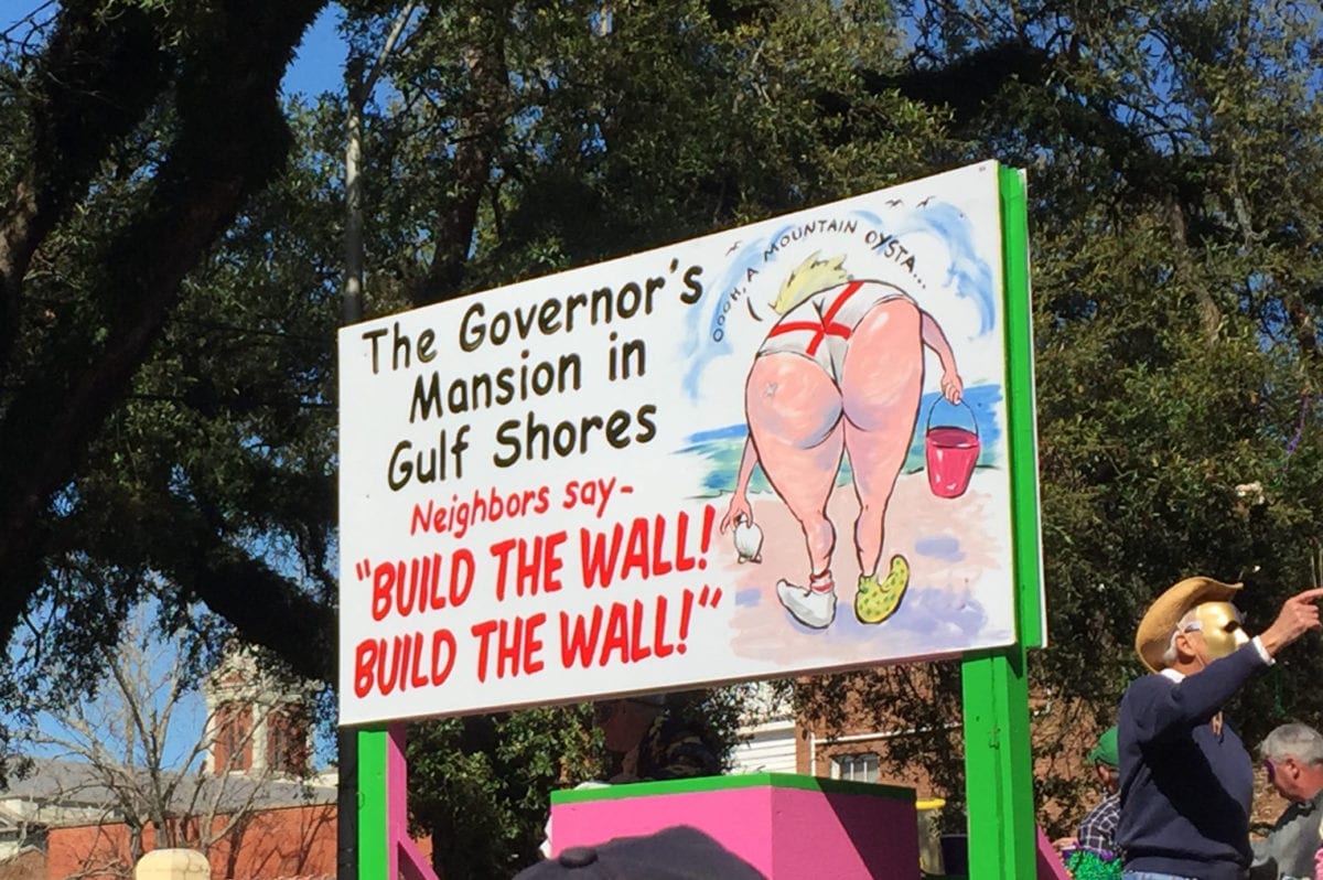 Comic Cowboys2019f 1200x798 - Comic Cowboys Take Satirical Aim at Trump, Alabama Governor Kay Ivey and Other Politicians on Fat Tuesday in 2019 Mardi Gras Parade