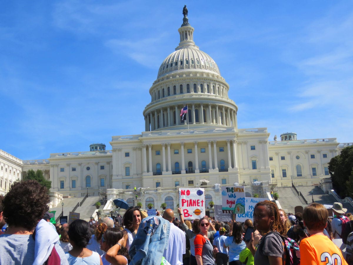 Climate StrikeDC3c 1200x900 - Surveys Show Americans are Less Concerned About Climate Change Than People Around the World