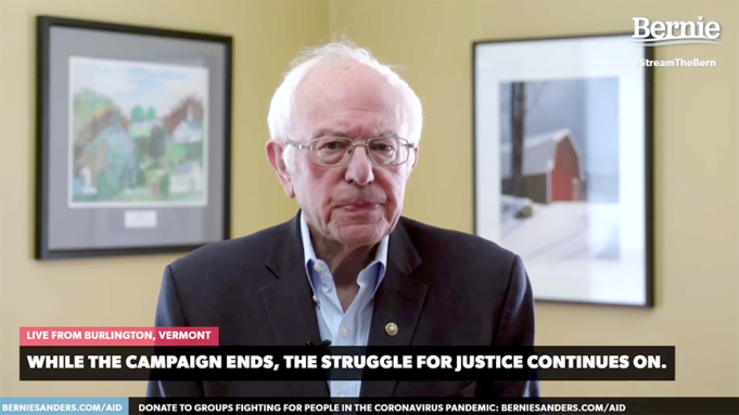bernie sanders suspends presidential campaign 1 - Death of the Dream