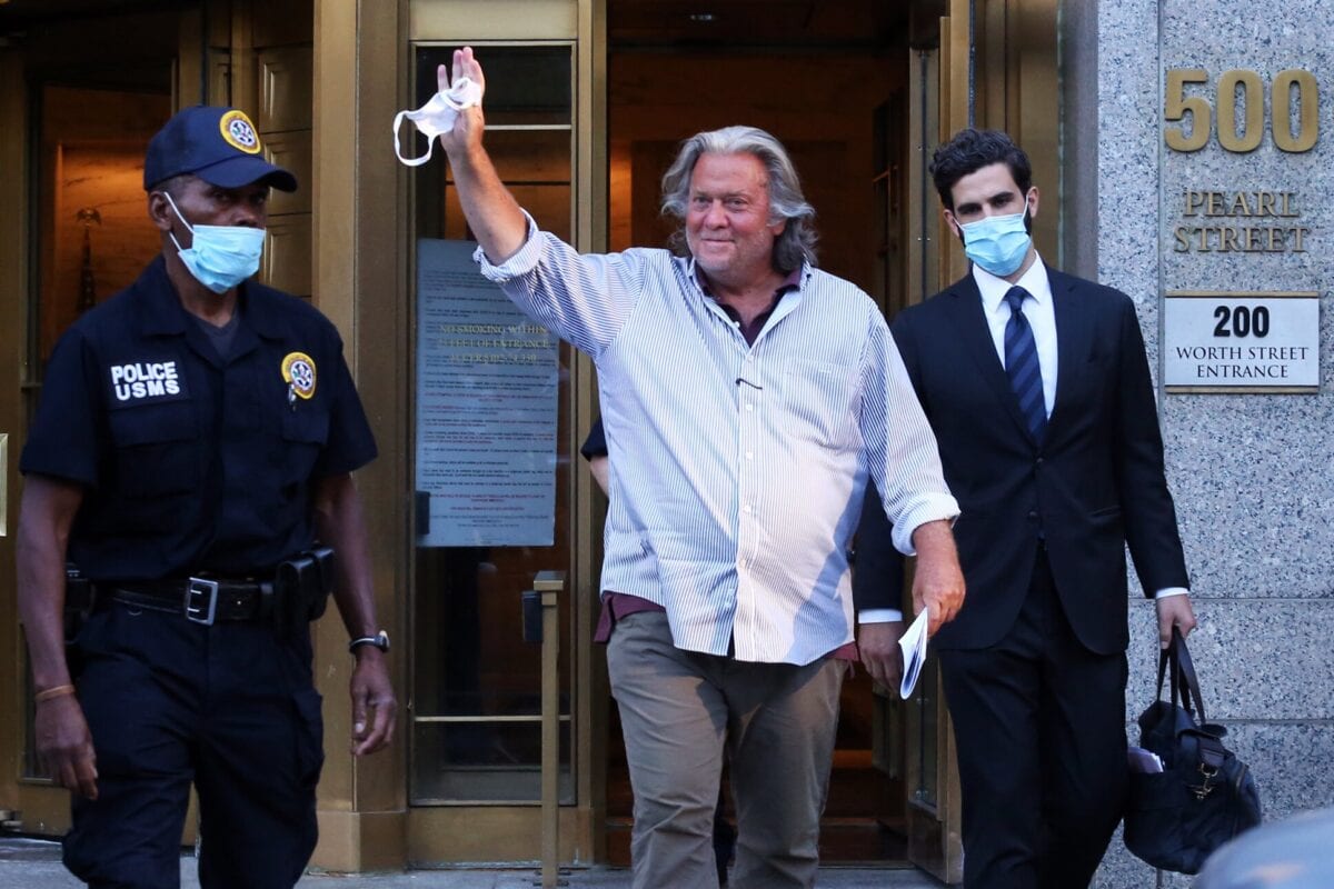 20bannonTOPnew superJumbo 1200x800 - Sloppy Steve Bannon Arrested and Charged with Fraud for Bilking Trump Supporters out of $25 Million for 'We Build the Wall' Campaign
