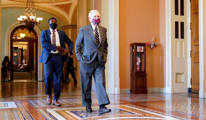 aa7d3de3b14c58bb43b7be6c96cf6ba5 - Republican Majority Leader Mitch McConnell Adjourns the U.S. Senate Past Labor Day With No Coronavirus Relief Deal
