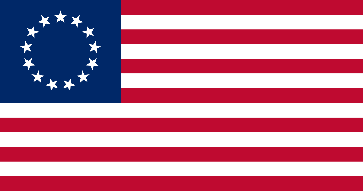 1200px Flag of the United States 1777 1795.svg  - White Supremacy Rises as a Political Factor in West North Carolina Congressional Race:  A Microcosm of a Nation Divided