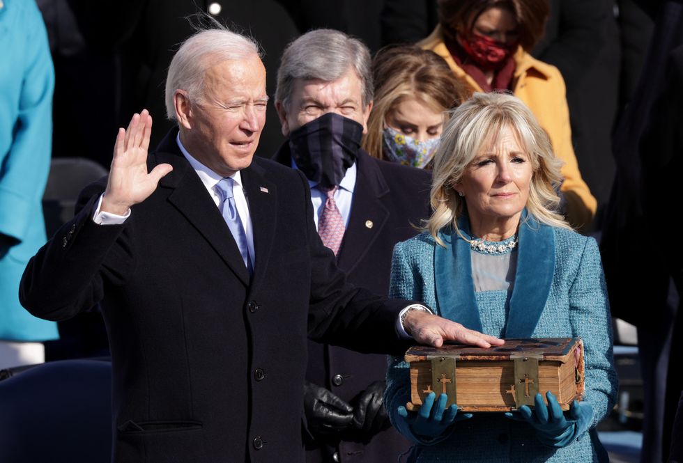 Trump Departs Washington With No Fanfare, Joe Biden Sworn In as President Without Incident gettyimages 1297448460 - Trump Departs Washington With No Fanfare, Joe Biden Sworn In as President Without Incident