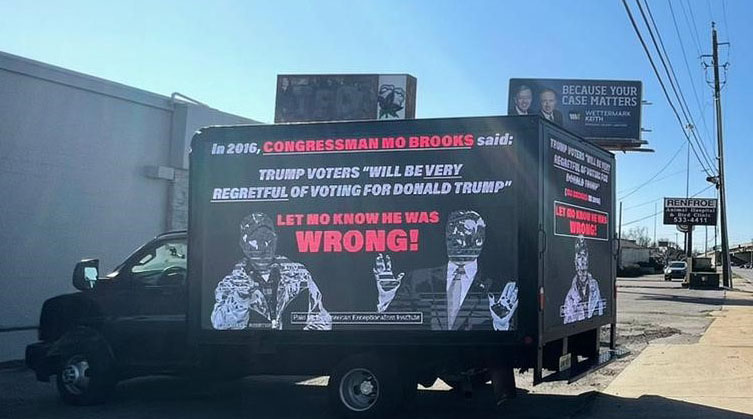 truck3 - Dark Money Group Targets Mo Brooks in Run for Richard Shelby's U.S. Senate Seat