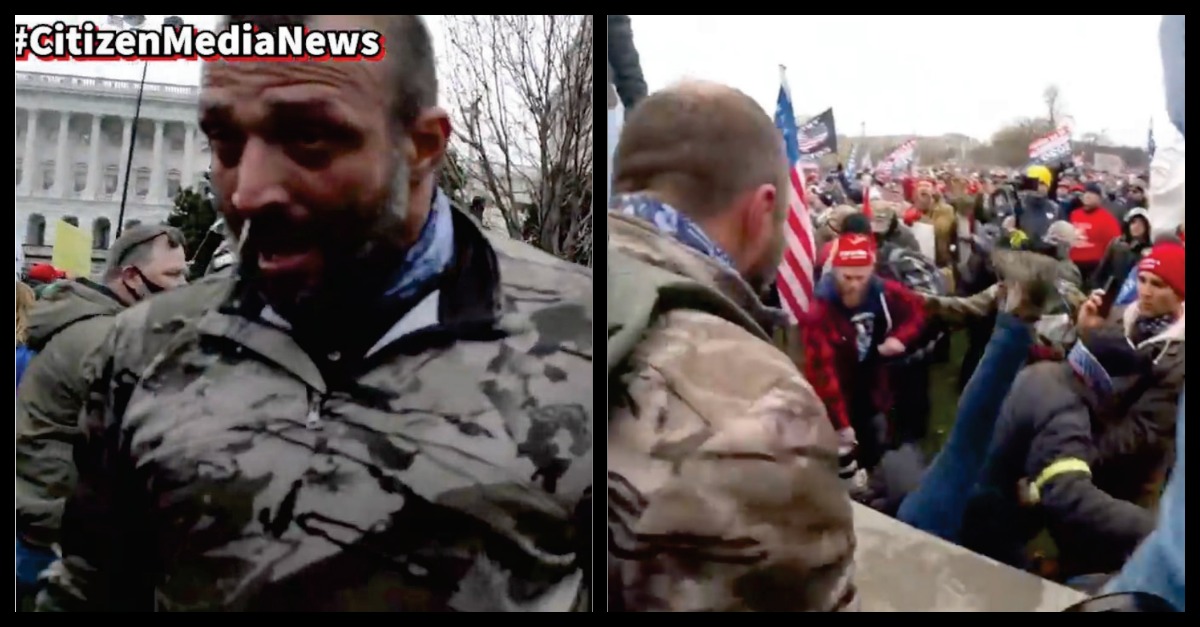 Oklahoma Man Arrested for Assault on the Press During Jan. 6 Capitol Insurrection Allegedly Benjamen Scott Burlew - Oklahoma Man Arrested for Assault on the Press During Jan. 6 Capitol Insurrection
