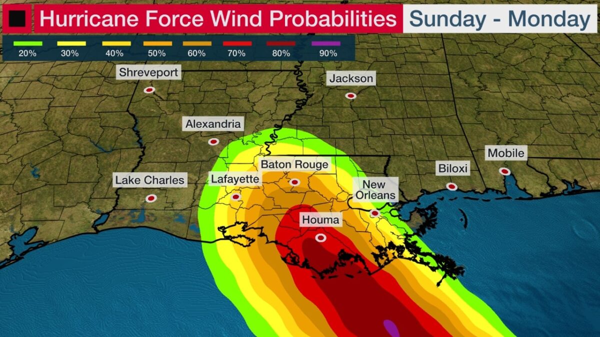 DCT SPECIAL36 1280x720 1200x675 - Hurricane Ida Expected to Rapidly Intensify Ahead of Landfall in Louisiana