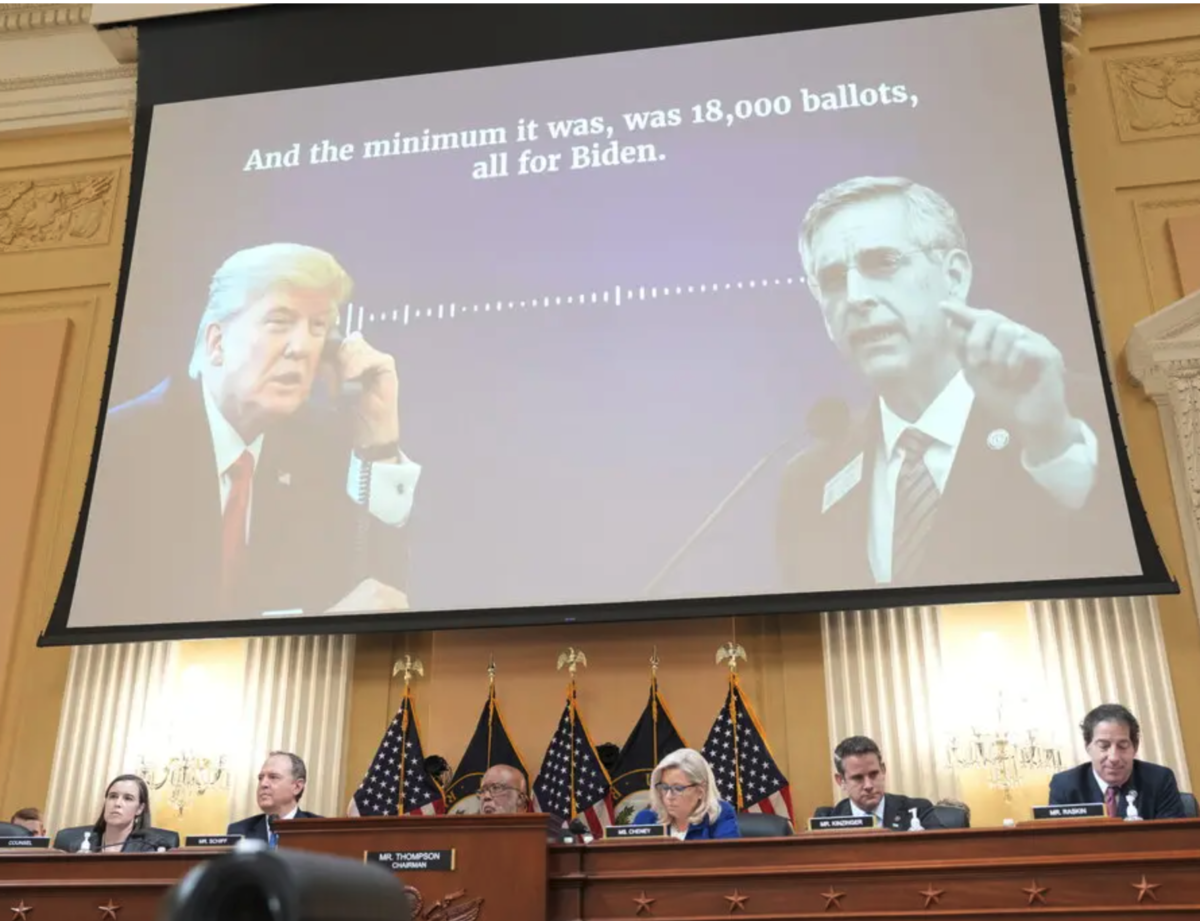 Trump call Jan6 1200x921 - Trump's Attempted Coup in Search of a Legal Theory Involved a Pressure Campaign with Threats of Violence and Death