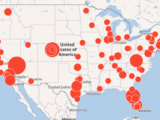 mass shootings US map 160x120 - A Majority of Americans Favor Stricter Gun Laws: Not the Republicans in Congress