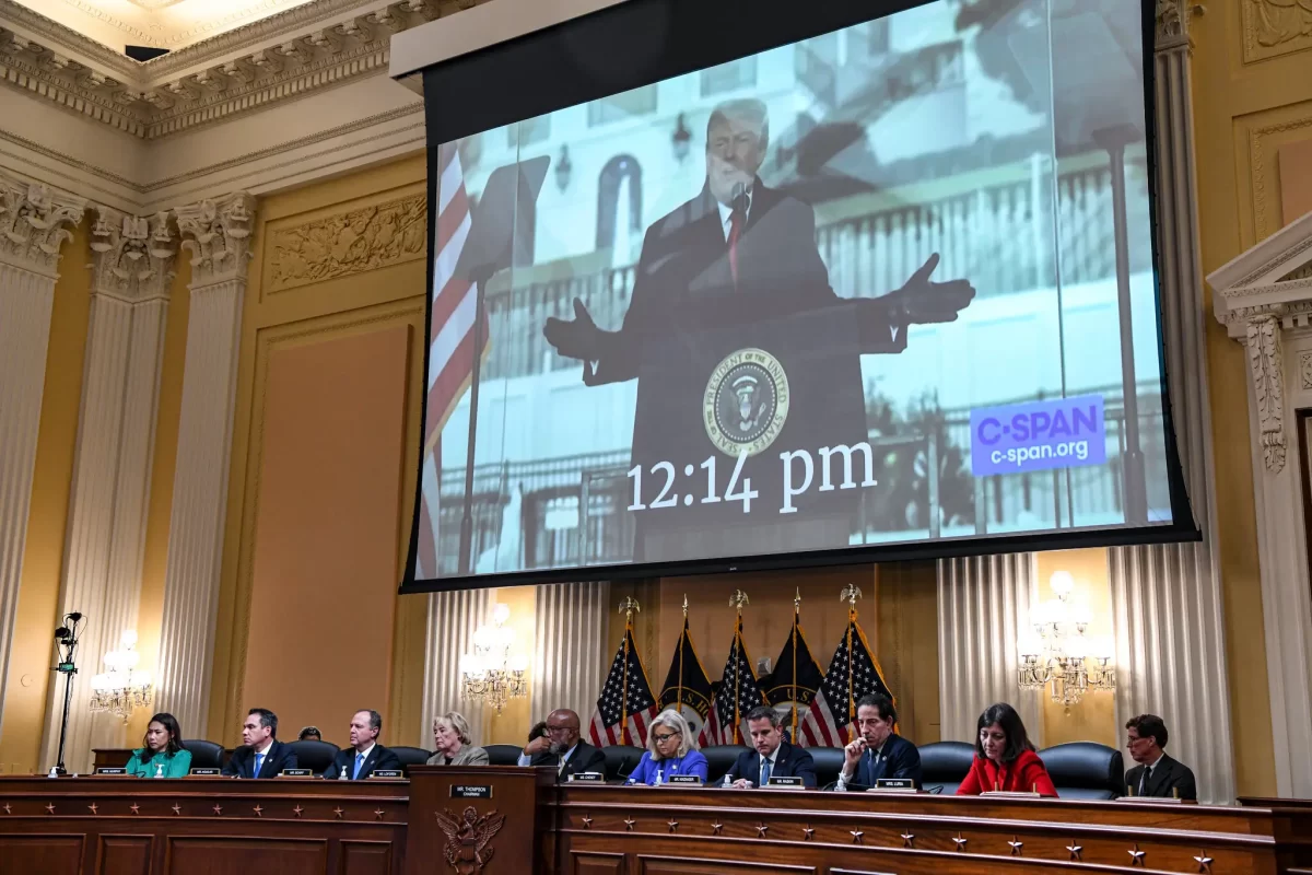 viral photo Trump select committee 1200x800 - Steve Bannon Dares Merrick Garland to Indict Trump: Me Too